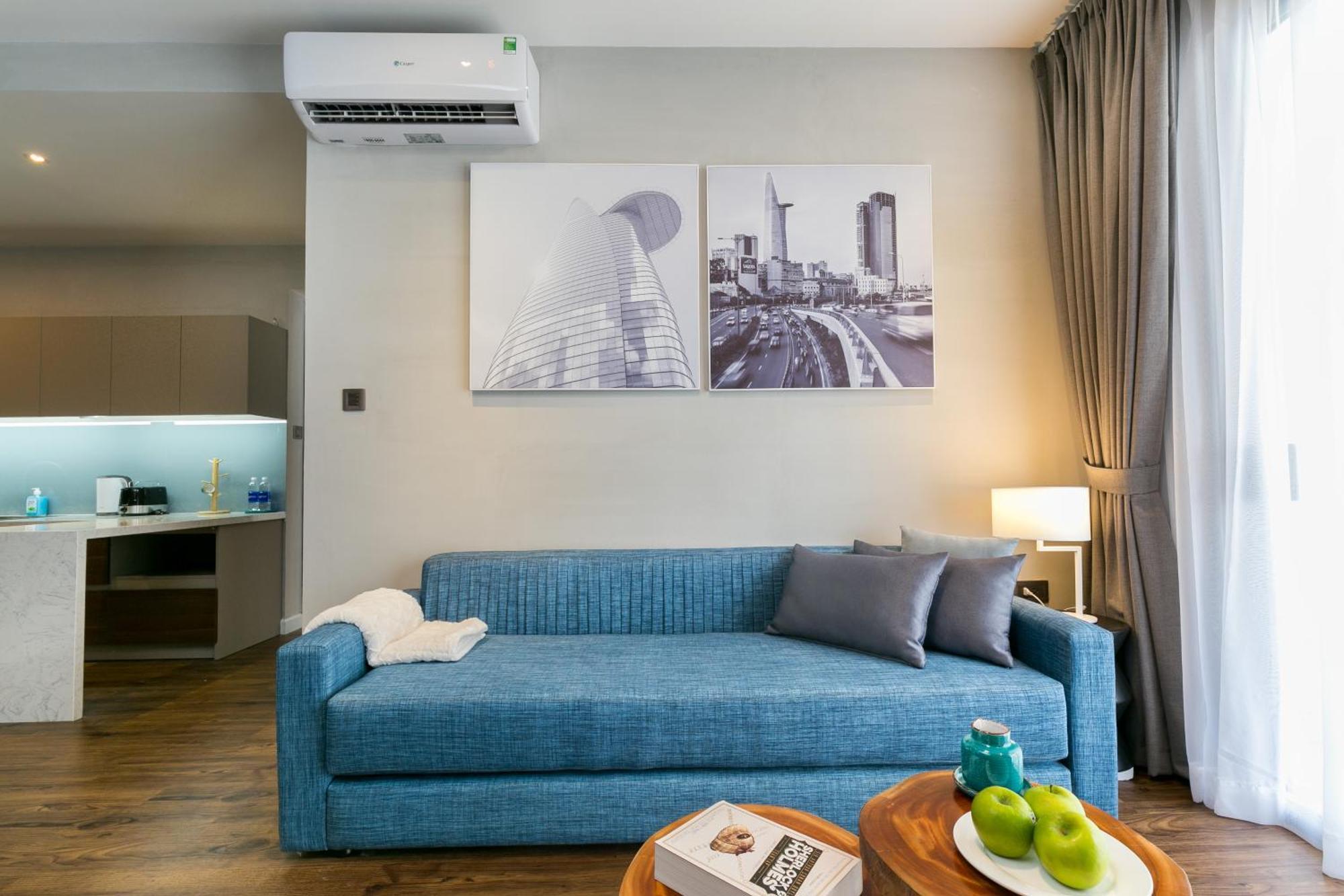 Blue Fingers Saigon Royal - Tresor Apartment Хошимин Стая снимка